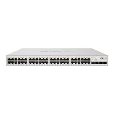 PoE-коммутатор 52-портовый управляемый Wi-Tek WI-PCES352GF гигабитный 48x1000Mbps PoE+, 4xSFP, 370W, Cloud, ONVIF PoE-коммутатор 52-портовый управляемый Wi-Tek WI-PCES352GF гигабитный 48x1000Mbps PoE+, 4xSFP, 370W, Cloud, ONVIF
