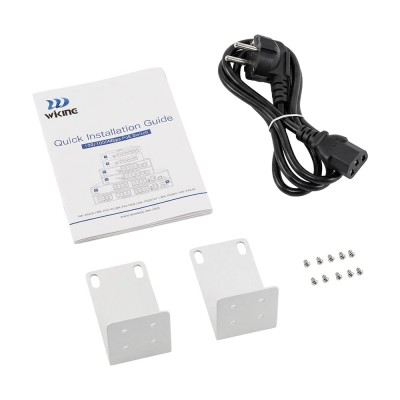PoE-коммутатор 27-портовый неуправляемый Wiking WK-PS227GF, 24x100Mbps PoE, 2x1000Mbps Uplink, 1x1000Mbps SFP, 270W