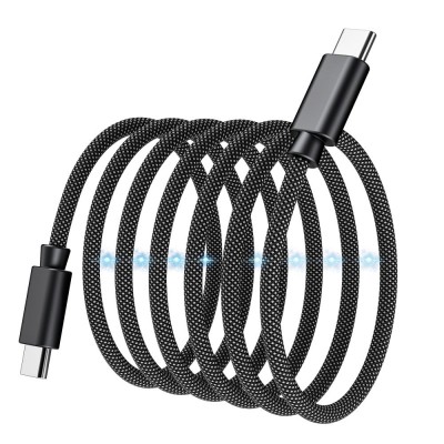 Кабель Choetech ХСС-1051 Black USB-C to USB-C Magnetic PD3.1 240W 1.8m Кабель Choetech ХСС-1051 Black USB-C to USB-C Magnetic PD3.1 240W 1.8m