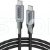 Кабель Choetech ХСС-1002 Black USB-C to USB-C PD100W 1.8m Кабель Choetech ХСС-1002 Black USB-C to USB-C PD100W 1.8m