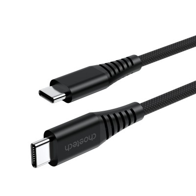 Кабель Choetech ХСС-1051 Black USB-C to USB-C Magnetic PD3.1 240W 1.8m Кабель Choetech ХСС-1051 Black USB-C to USB-C Magnetic PD3.1 240W 1.8m