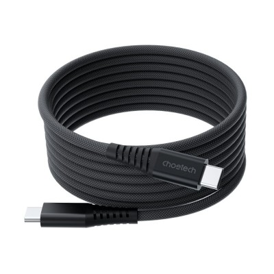 Кабель Choetech ХСС-1051 Black USB-C to USB-C Magnetic PD3.1 240W 1.8m Кабель Choetech ХСС-1051 Black USB-C to USB-C Magnetic PD3.1 240W 1.8m