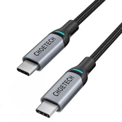 Кабель Choetech ХСС-1002 Black USB-C to USB-C PD100W 1.8m Кабель Choetech ХСС-1002 Black USB-C to USB-C PD100W 1.8m