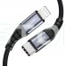 Кабель Choetech IP0041 Black Type-C to Lightning MFI 2m Кабель Choetech IP0041 Black Type-C to Lightning MFI 2m