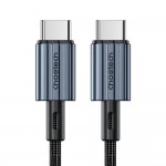 Кабель Choetech ХСС-1015 Black USB-C to USB-C PD60W 2m