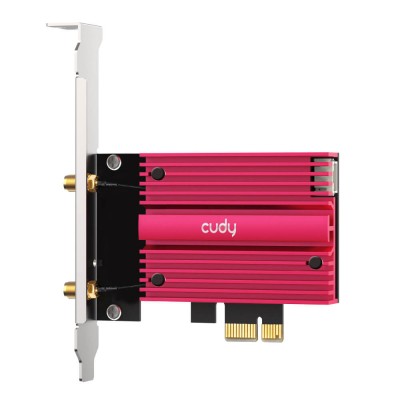 Адаптер WiFi 6E Cudy WE4000 AX5400 PCI Express трехдиапазонный с Bluetooth 5.2