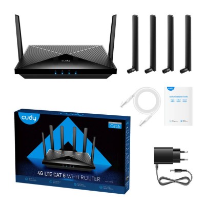 WiFi 5 Mesh 4G LTE-маршрутизатор Cudy LT700 CAT6 двухдиапазонный гигабитный WiFi 5 Mesh 4G LTE-маршрутизатор Cudy LT700 CAT6 двухдиапазонный гигабитный