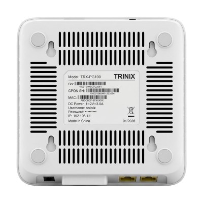 Абонентський оптичний термінал ХPON ONU GPON/EPON Trinix TRX-PG100 1 PON Port/1 Gigabit RJ45