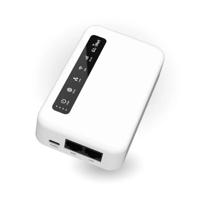 WiFi 4G LTE-маршрутизатор GL.iNet Puli (GL-XE300-EU) CAT4 / CAT6 з акумуляторною батареєю 5000mAh WiFi 4G LTE-маршрутизатор GL.iNet Puli (GL-XE300-EU) CAT4 / CAT6 з акумуляторною батареєю 5000mAh