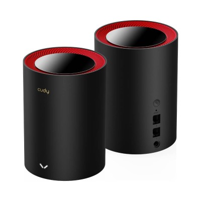 Маршрутизатор WiFi Mesh-система WiFi 6 2.5G Cudy M3000 Black (2-Pack) 2 штуки дводіапазонні AX3000
