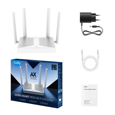 WiFi 6 Mesh-маршрутизатор Cudy WR3000E дводіапазонний гігабітний AX3000