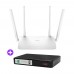 Комплект безперебійної зв'язку: WiFi 5 Mesh-маршрутизатор Cudy WR1300 + Mini UPS SKE POE-432N 8800mAh 5V/9V/12V/15V/24V/PoE, Li-ion 4*2.2Ah