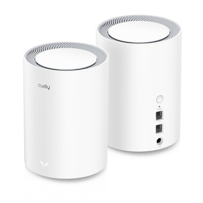 Маршрутизатор WiFi Mesh-система WiFi 6 Cudy M1800 (2-Pack) 2 штуки дводіапазонні гігабітні AX1800 Маршрутизатор WiFi Mesh-система WiFi 6 Cudy M1800 (2-Pack) 2 штуки дводіапазонні гігабітні AX1800