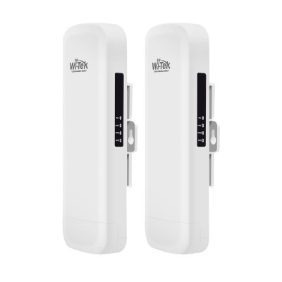 Комплект беспроводного моста Wi-Fi Wi-Tek WI-CPE513P-KIT V3 5GHz, 300Mbps, 5km, 2x100Mbps, PoE IN/PoE OUT, Cloud