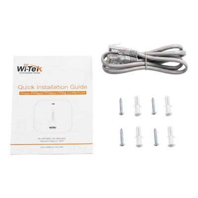 Точка доступа WiFi 6 2.5G Wi-Tek WI-AP219AX V2 двухдиапазонная Точка доступа WiFi 6 2.5G Wi-Tek WI-AP219AX V2 двухдиапазонная