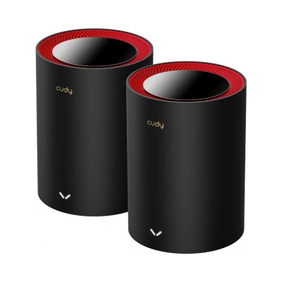 Маршрутизатор WiFi Mesh-система WiFi 6 2.5G Cudy M3000 Black (3-Pack) 3 штуки дводіапазонні AX3000