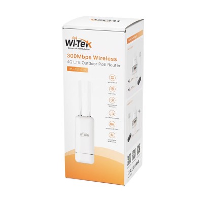 WiFi 4G LTE-маршрутизатор наружный Wi-Tek WI-LTE117-O V2 WiFi 4G LTE-маршрутизатор наружный Wi-Tek WI-LTE117-O V2