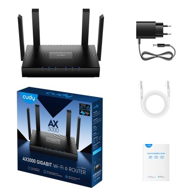 WiFi 6 Mesh-маршрутизатор Cudy WR3000 двухдиапазонный гигабитный WiFi 6 Mesh-маршрутизатор Cudy WR3000 двухдиапазонный гигабитный