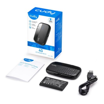 Мобільний 4G LTE WiFi-маршрутизатор Cudy MF4 CAT4 з акумуляторною батареєю 2000mAh Мобільний 4G LTE WiFi-маршрутизатор Cudy MF4 CAT4 з акумуляторною батареєю 2000mAh