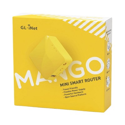 WiFi маршрутизатор GL.iNet Mango (GL-MT300N-V2) портативный WiFi маршрутизатор GL.iNet Mango (GL-MT300N-V2) портативный