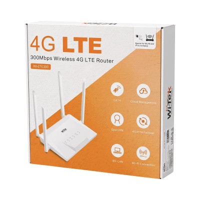 WiFi 4G LTE-маршрутизатор Wi-Tek WI-LTE300 V2 WiFi 4G LTE-маршрутизатор Wi-Tek WI-LTE300 V2
