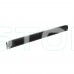 Кабельный организатор NVC-1U/CM Black со щеткой для коммутационного шкафа 19"