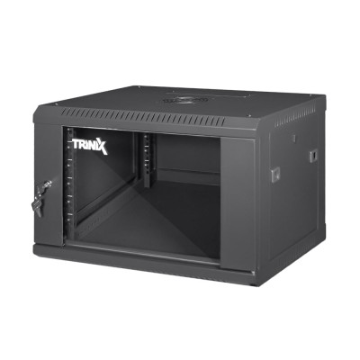 Коммутационный шкаф Trinix TRX-6U/600x450x370 Black Коммутационный шкаф Trinix TRX-6U/600x450x370 Black