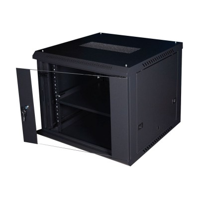 Коммутационный шкаф NVC-9U/600x600x500 Black Коммутационный шкаф NVC-9U/600x600x500 Black