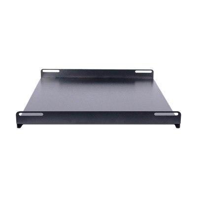 Серверная полка NVC-600D/SH Black для коммутационного шкафа глубиной 600 мм