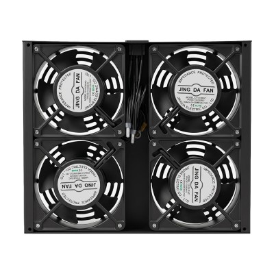 Вентилятор до комутаційних шкафів глибиною 800 мм Trinix TRX-FAN4 Black