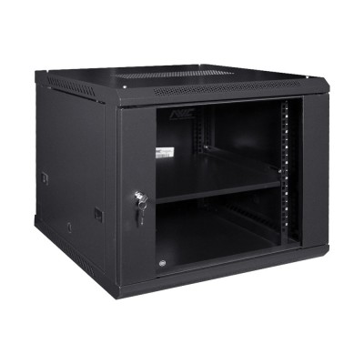 Коммутационный шкаф NVC-9U/600x600x500 Black Коммутационный шкаф NVC-9U/600x600x500 Black