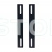 Комплект направляющих креплений NVC-450D/LB Black для коммутационного шкафа глубиной 450 мм.