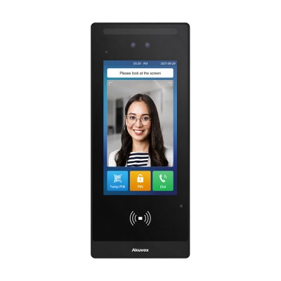 IP-відеопанель багатоабонентська 2Mp Akuvox E18C з екраном 7