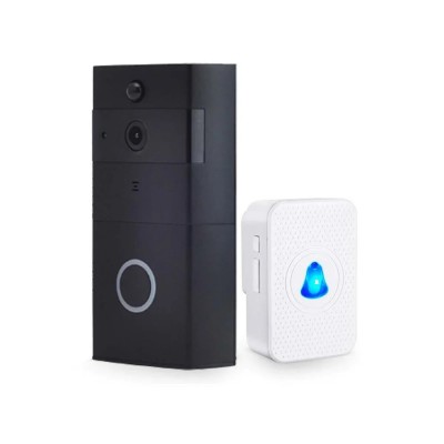 Дверной WiFi звонок 2Mp Light Vision VLC-01IVP Black с ИК-датчиком движения