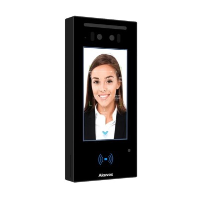 IP-відеопанель багатоабонентська 2Mp Akuvox E16C з екраном 5", розпізнаванням облич та зчитувачем Mifare / NFC / BLE / QR IP-відеопанель багатоабонентська 2Mp Akuvox E16C з екраном 5", розпізнаванням облич та зчитувачем Mifare / NFC / BLE / QR