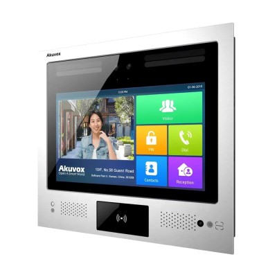 IP-відеопанель багатоабонентська 2Mp Akuvox X916S з екраном 13", розпізнаванням облич та зчитувачем EM-Marine / Mifare / NFC / BLE / QR IP-відеопанель багатоабонентська 2Mp Akuvox X916S з екраном 13", розпізнаванням облич та зчитувачем EM-Marine / Mifare / NFC / BLE / QR