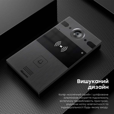 IP-відеопанель 4Mp Akuvox R25A SIP зі зчитувачем EM-Marine / Mifare / NFC