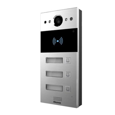 IP-відеопанель на 3 абоненти 2Mp Akuvox R20B SIP зі зчитувачем EM-Marine / Mifare / NFC IP-відеопанель на 3 абоненти 2Mp Akuvox R20B SIP зі зчитувачем EM-Marine / Mifare / NFC