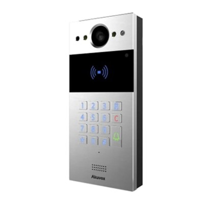 IP-відеопанель багатоабонентська 2Mp Akuvox R20K Silver зі зчитувачем EM-Marine / Mifare / NFC IP-відеопанель багатоабонентська 2Mp Akuvox R20K Silver зі зчитувачем EM-Marine / Mifare / NFC
