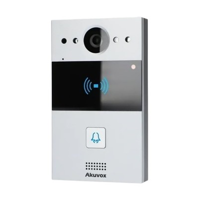 IP-відеопанель 2Mp Akuvox R20A-2 SIP зі зчитувачем EM-Marine / Mifare / NFC, 2-дротове підключення