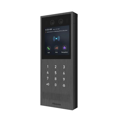 IP-відеопанель багатоабонентська 2Mp Akuvox X912S з екраном 4", розпізнаванням облич та зчитувачем EM-Marine / Mifare / NFC / BLE / QR IP-відеопанель багатоабонентська 2Mp Akuvox X912S з екраном 4", розпізнаванням облич та зчитувачем EM-Marine / Mifare / NFC / BLE / QR