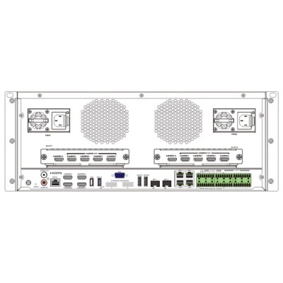 IP-відеореєстратор 256-канальний 16Mp TVT TD-35256H24-A3H з декодером