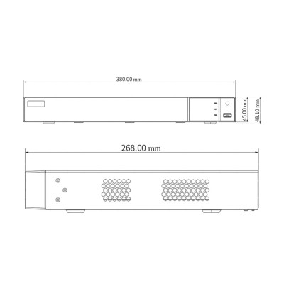 IP-відеореєстратор 32-канальний 12Mp TVT TD-3332H2-B2(320-256)