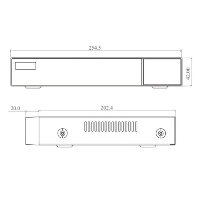 IP-відеореєстратор 8-канальний 6Mp TVT TD-3008H1-8P-B1-B з 8 портами PoE