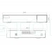 IP-відеореєстратор 8-канальний 6Mp TVT TD-3008H1-8P-B1-B з 8 портами PoE