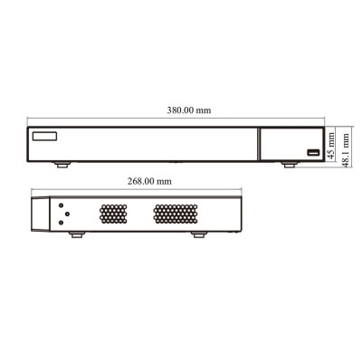 MHD-відеореєстратор 16-канальний 5Mp TVT TD-2716NE-HC-H MHD-відеореєстратор 16-канальний 5Mp TVT TD-2716NE-HC-H