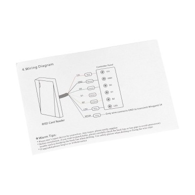 Зчитувач карт EM-Marine, HID та Mifare Trinix TRR-1108EHMW водонепроникний Зчитувач карт EM-Marine, HID та Mifare Trinix TRR-1108EHMW водонепроникний