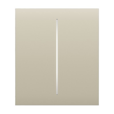 Кнопка Ajax CenterButton (2-gang) ivory для двоклавішного вимикача Кнопка Ajax CenterButton (2-gang) ivory для двоклавішного вимикача