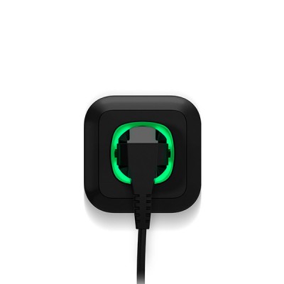 Радіокерована розумна розетка Ajax Socket black з лічильником енергоспоживання Радіокерована розумна розетка Ajax Socket black з лічильником енергоспоживання