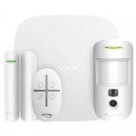 Ajax StarterKit Cam Plus (8EU) UA white - комплект беспроводной сигнализации для квартиры Ajax StarterKit Cam Plus (8EU) UA white - комплект беспроводной сигнализации для квартиры